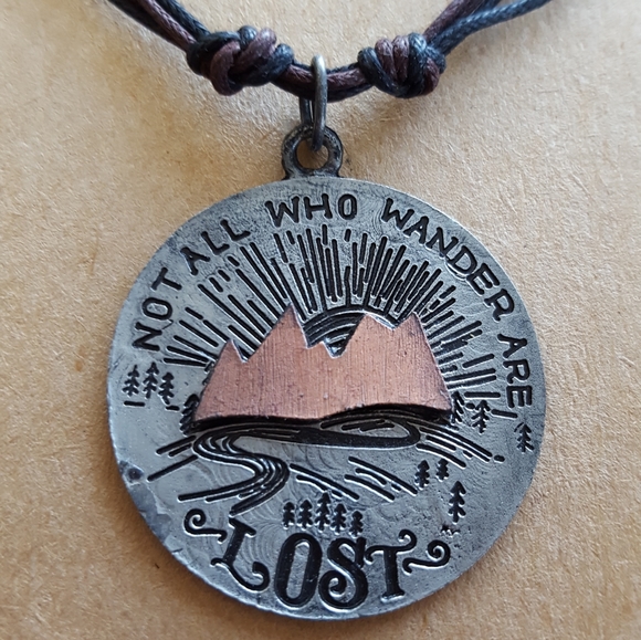 'Not All Who Wonder Are Lost' Necklace